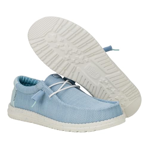 Image of HEYDUDE Men's Wally Stretch Sox Slip-On Loafer, Lightweight, Breathable, with Flex & Fold Outsole
