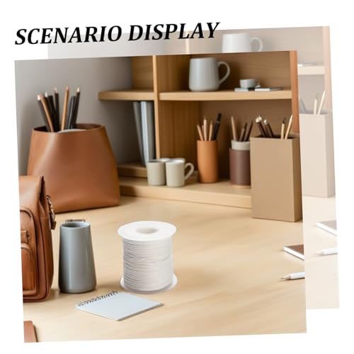 Pabilo para Velas Algodón ORFOFE Rollo 30M Blanco miniatura 3