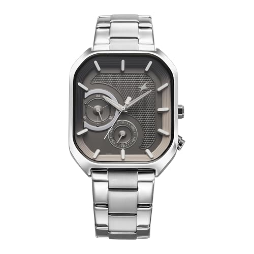 Fastrack Groove Multifunction Lume Anthracite Dial for Men