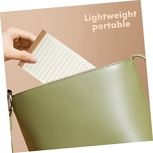 STOBOK 8 Peças De Papel De Bolso Planejador De Notebook