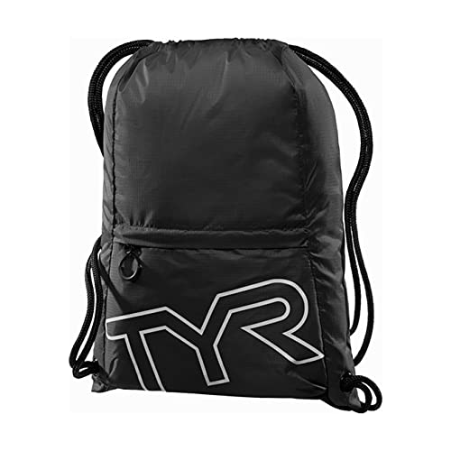TYR Alliance Drawstring Sackpack, Black