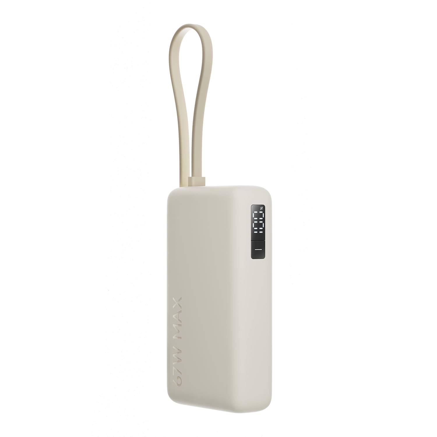Xiaomi 67W Power Bank 10000mAh, Portable Charger with USB-C Cable, Tan