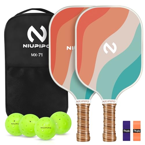 Niupipo Pickleball Paddles, Carbon Fiber Pickleball...