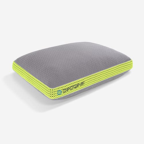 Bedgear Multi-Position Performance Pillow Medium Soft Cooling Pillow for Back Side & Stomach Sleepers - React Blend Fill Breathable Airflow Design Dri-Tec Moisture-Wicking Cover - Hypoallergenic