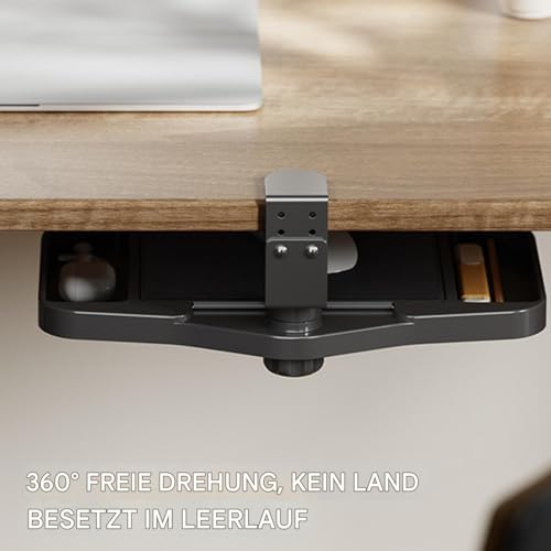 Organisateur de bureau en acier multi-compartiments et support table réglable - 5