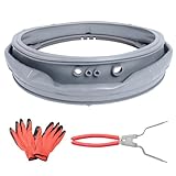 MDS47123608 WM8100HVA Washer Door Boot Gasket Seal Parts Compatible with LG Kenmore Washing Machine WM8000HVA/HWA, WM4070HVA/HWA,WM4270HWA, Replace AP5668418, 2673936, PS6448330