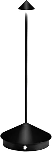 Lámpara de mesa inalámbrica  Moderna luz LED recargable de aluminio para decoración elegante de la habitación del hogar  Lámpara de escritorio