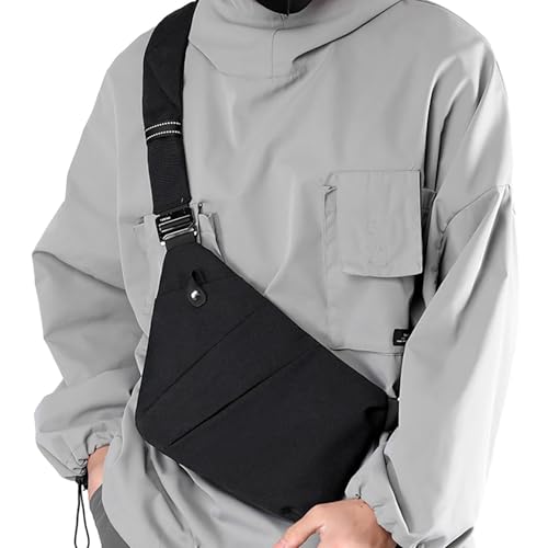 Mochila de hombro de pecho compacta para proteger objetos de la lluvia 5