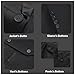 Rogers & Morris Tuxedo Suits for Men Solid 3 Piece Slim FitFormal Set Peak Lapels One Button Jacket Vest Pants Black XL