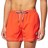 BOSS Herren Tuna Badehose, Orange (Bright Orange 824), Small (Herstellergröße: S)