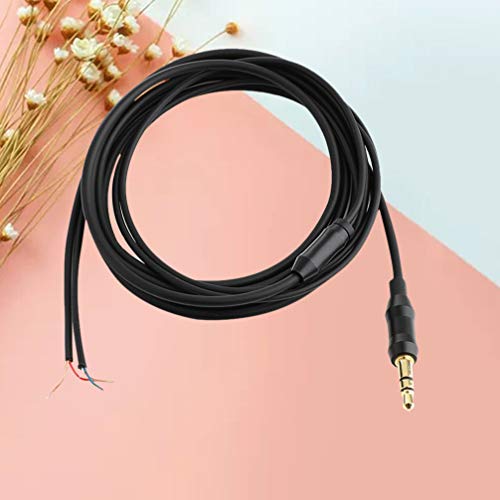 iplusmile Langes Schwarzes Kopfhörer-Reparaturkabel 59.06In Tpe 30-Adern Sauerstofffreies Kupfer Diy Ersatzkabel Für Kopfhörer Reparatur Und Zubehör