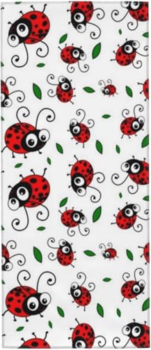 かわいいてんとう虫のパターン バスタオル タオル 可愛い フェイスタオル 柔らか肌触り ふんわり おしゃれ 瞬間吸水 速乾 抗菌防臭 厚手 家庭用 ホテル スポーツ 業務用 マイクロファイバー かわいい 70×30cm