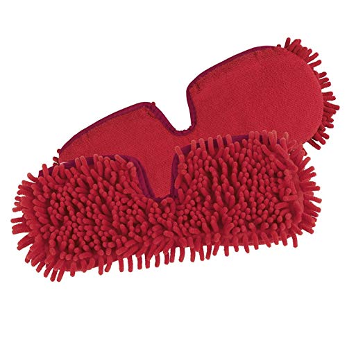 CLEANmaxx Ersatz-Wischtuch 2er-Set in Rot für den Spray-Mopp