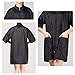 BERHUTJ Women's Hair Grooming Smock Jacket Haircut Cape Nail SPA Uniform Hairdressing Beauty Salon Coat with Zipper and 2 Pockets(D,XL)