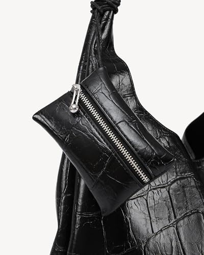 Image of NEWBELLA Hobo Purse, PU Leather Shoulder Bag, Tote Handbag for Work and Travel