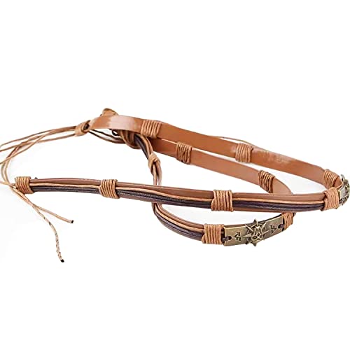 Lqi Hat Bands For Cowboy Hats Panama Rancher Hats Fedora Hats Men Women Handmade (A) #TOP6