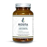 Rosita Real Foods Extra Virgin Cod Liver Oil (EVCLO) Softgels - 90 Softgels, 0.21 kilograms