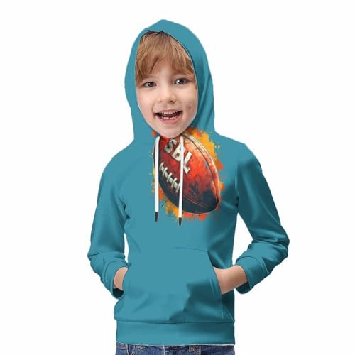 Sweat à capuche rugby chaud et résistant pour ados actifs - 5