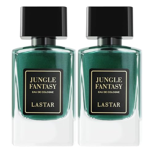 LASTAR Perfume para hombre y mujer, tamaño de viaje, Eau de Cologen, madera duradera y fragancia similar a los cítricos y marina: perfecto para regalos de vacaciones, citas, fiestas, 50 ml*2