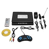 Yantan 7.8 Inch TV Home Car DVD Player Portable HD VCD CD MP3 HD DVD Player USB Cards RCA Portable Cable Game 16:9 Rotate LCD Screen-US Plug