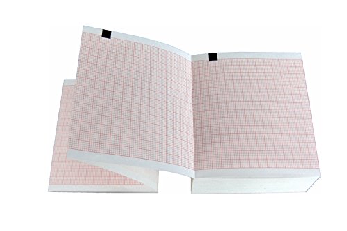 tecnocarta 2.157.026 Paquet de Papier thermique pour eCG compatible avec schiller 2.157.026, 25 pièces