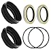 MDEOOSKY 6Pcs 90310-50006 Inner Outer Rear Wheel Axle Seal Kit, Replacement for Toyota 4Runner Pickup T100 Tacoma Tundra, Replaces 90313-48001 90301-88077