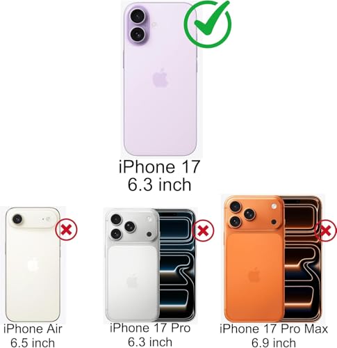 ULAK Compatible with iPhone 17 Wallet Case [RFID Blocking], Women PU Leather Shockproof Protective Folio Flip Cover with Card Holder Kickstand for iPhone17 6.3 inch 2025, Mint by ULAK - Image 2