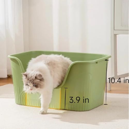 Arenero grande para gato SpaceTime con lados altos miniatura 3