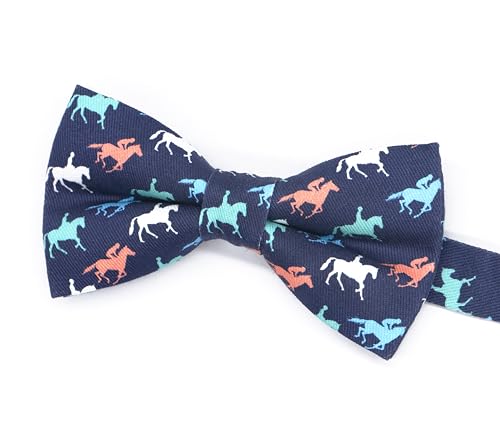 Image of OCIA Cute Pattern Pre-tied Bow Tie Adjustable Bowties for Adult & Children