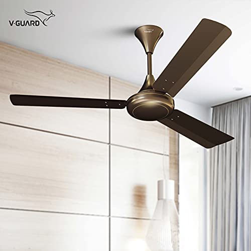 Image of V-Guard Gatimaan Pro Ultra High Speed Ceiling Fan ; Sweep :1200 mm (Pearl Brown)