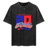 Balance Master Fabio Quartararo Racing - Camiseta de manga corta con cuello redondo y cuello redondo para motociclista, unisex, color negro, Negro, M