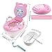XKMT- Baby Kids Portable Bear Blue Potty Training Seat Toddler Lovely Toilet Seat Stool Chair [P/N: ET-BABY003-PINK]