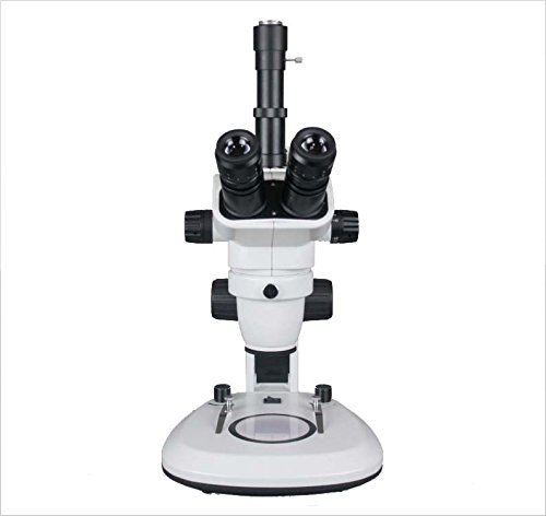 Microscope trinoculaire zoom stéréo pour inspection industrielle de surface et labo