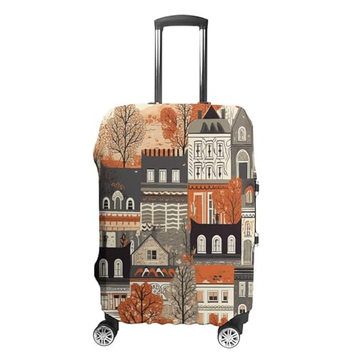 Housse de protection pour valise blanche élastique et lavable pour le voyage des adultes