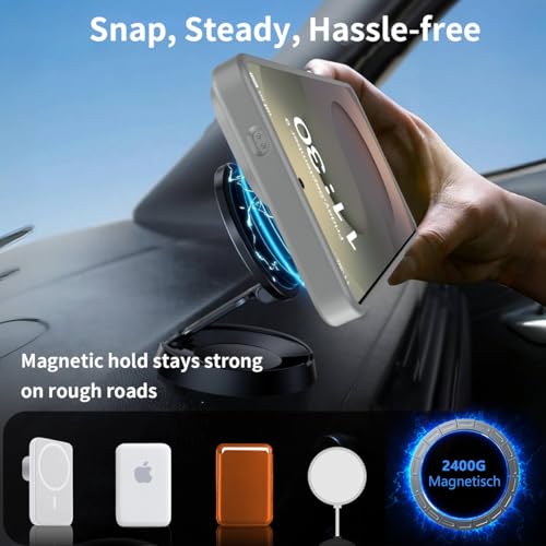Image of MagPro L Case with Stand for Samsung Galaxy S26 Ultra | Strong Magnetic Compatible Cover, Hybrid Hard PC Back, Soft TPU Bumper, Shockproof Armor, Scratch Resistant | Translucent Matte Grey