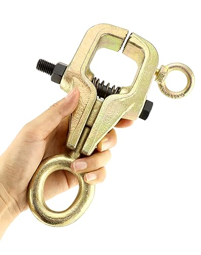 QWORK Auto Body Repair Pull Clamp, 5 Ton Top and Straight 2 Way Auto Body Clamps, Self Tightening Frame Pull Clamp for Automotive Car Vehicle Body Repair by QWORK - Image 14