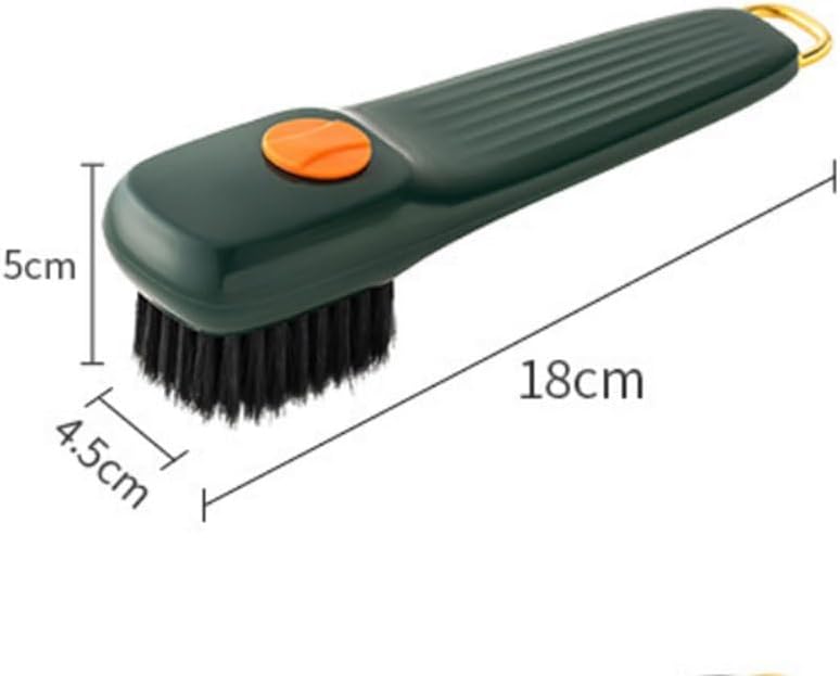 Press Type Automatic Liquid Filling Shoe Brush with Soft Hair Cleaning(OneColor)
