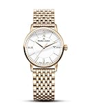 maurice lacroix damenuhr eckig Wasserdichtigkeit: 5 bar Maurice Lacroix Damen Analog Quarz Uhr mit Edelstahl Armband EL1094-PVP06-111-1