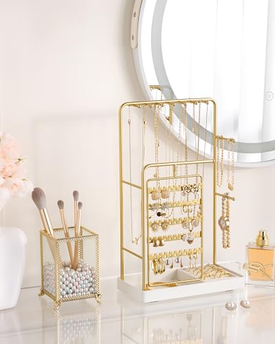 image for ProCase Jewelry Stand Holder Organizer, Jewelry Display Storage with R