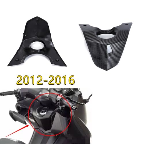Cache serrure Yamaha TMAX530 2012-2016 carénage ABS carbone porte électrique - 4