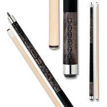 KAMUI Voodoo VOD11 Black & Grey Spiderwebs Pile of Skulls Billiard/Pool Cue Stick