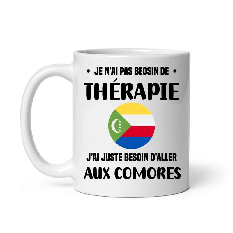 MugSmile Mug Comores thérapie vacances départ voyage Tasse Comores
