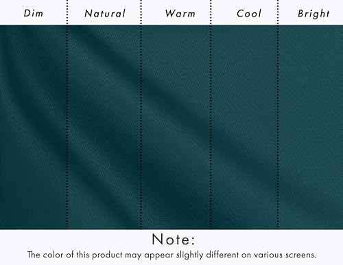 Image of Ruvanti Cloth Napkins Set of 12, 18x18 Inches Napkins Cloth Washable, Soft, Durable, Absorbent, Cotton Blend. Table Dinner Napkins Cloth for Thanksgiving, Halloween Dinners Parties - Deep Teal