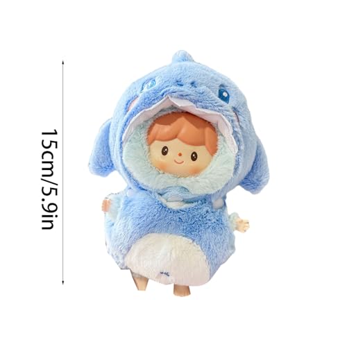 Hai Kostüm, Puppenkleidung Für Kinder, Weiche Anime-Plüschkleidung, Anzug, Outfit-Zubehör, Plüschpuppenkleidung Für Junge, Mädchen