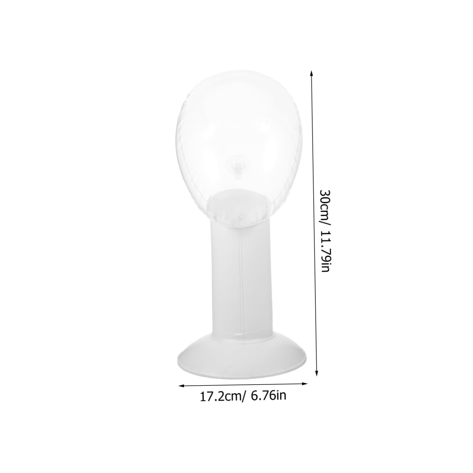 Homoyoyo Inflatable Mannequin Head Versatile Wig Display Stand for Styling Hat Holder and Adornment Practice Lifelike Appearance for Salon Home Use
