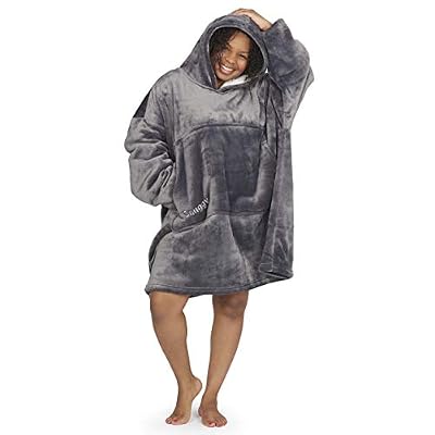 Amazon.co.uk: Kuddly Hoodie Blanket
