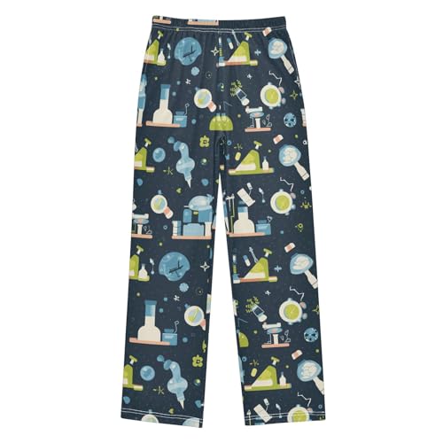 Boys' Pants Science Star Dot Long Bottoms Jogger Pants Elastic Waist Trousers with Pockets S-XL
