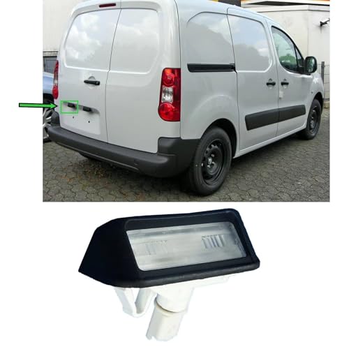 Luz de matrícula Citroen Berlingo para solucionar averías ITV 2