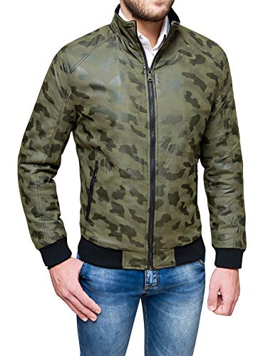 Blouson camouflage vert homme Evoga idéal pour vos sorties décontractées et aventures urbaines