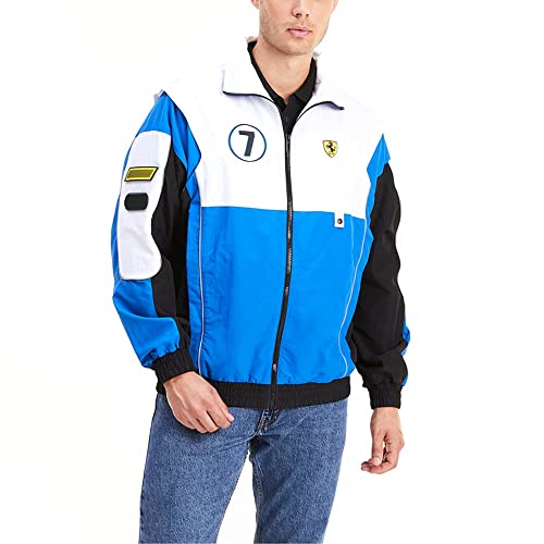 Veste tissée Ferrari Race Street homme Puma Black taille L vêtement sport